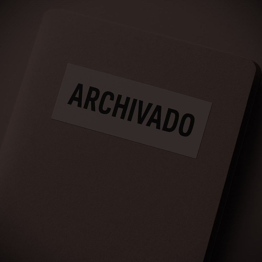 Imagen generada por IA de un documento oficial marcado como archivado ad acta