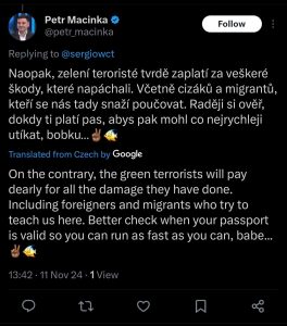 De la amenaza verbal al peligro vial: el caso Sergio Almeida