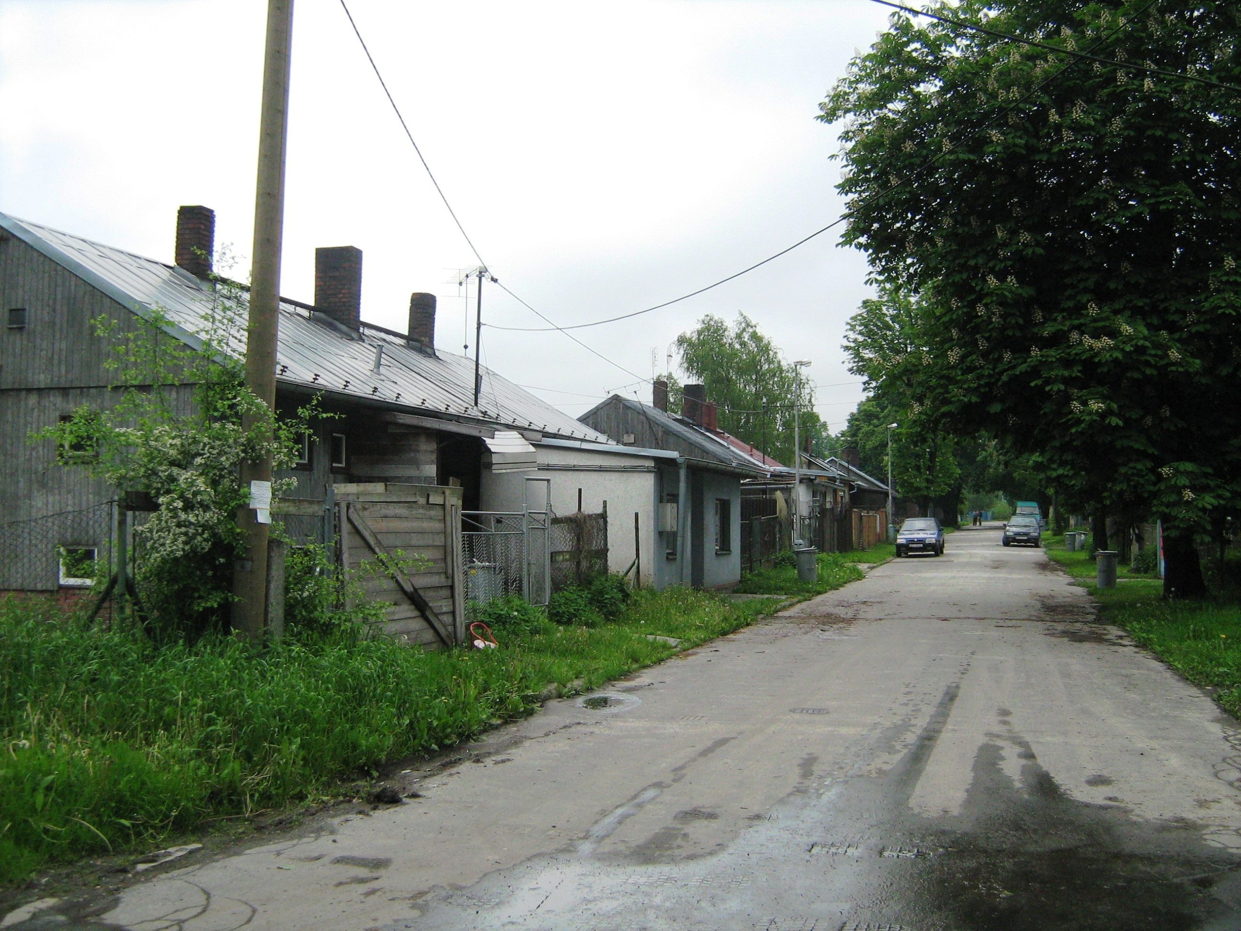 Viviendas de Bedřiška antes de la demolición de Bedřiška